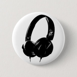 Pop Art Headphone Button
