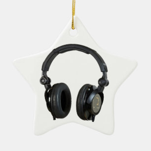 Pop Art Headphone Keramikornament