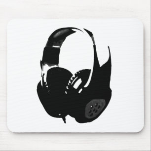 Pop Art Headphone Mousepad