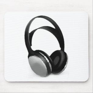 Pop Art Headphone Mousepad
