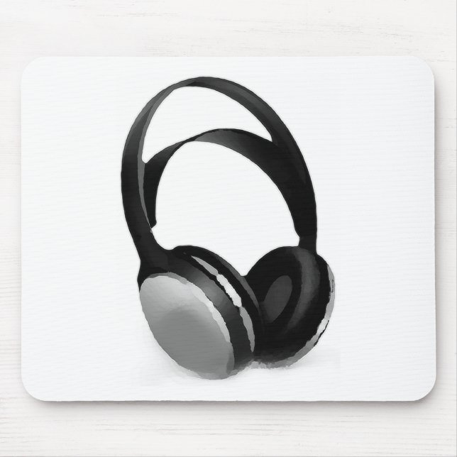 Pop Art Headphone Mousepad (Vorne)