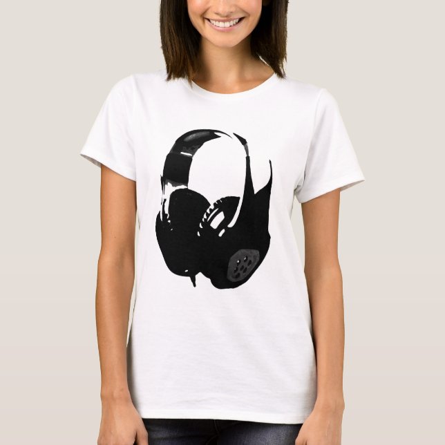 Pop Art Headphone T-Shirt (Vorderseite)