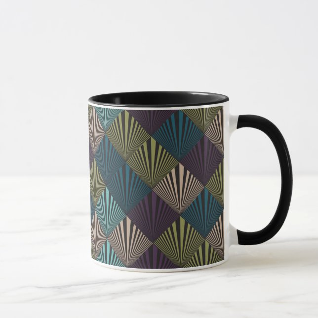 Pop-Art-Hintergrund Tasse (Rechts)