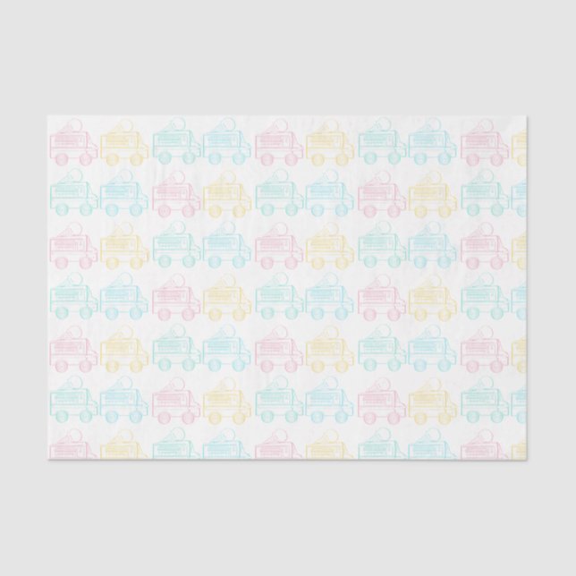 Pop Art Ice LKW LKW LKW Seidenpapier (Vorderseite)