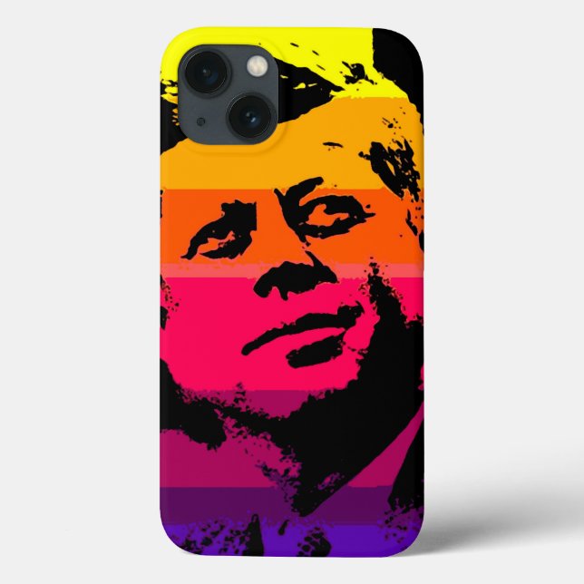Pop Art Jack JFK John F. Kennedy Case-Mate iPhone Hülle (Rückseite)
