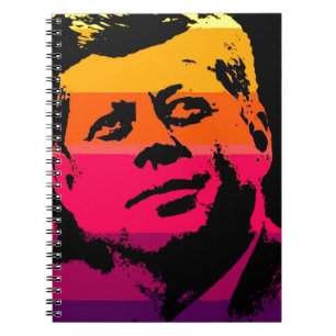 Pop Art Jack JFK John F. Kennedy Notizblock