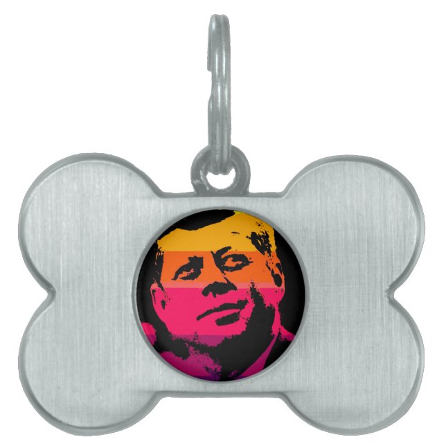 Pop Art Jack JFK John F. Kennedy Tiermarke (Vorderseite)
