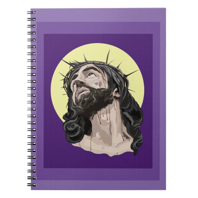 Pop Art Jesus Christ Spiral Notebook - Libreta Cri Notizblock (Vorderseite)