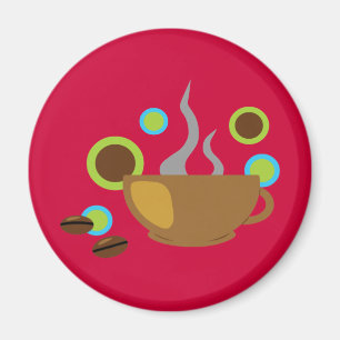 Pop-Art-Kaffee Magnet