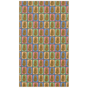 Pop-Art-Kartoffel Tischdecke