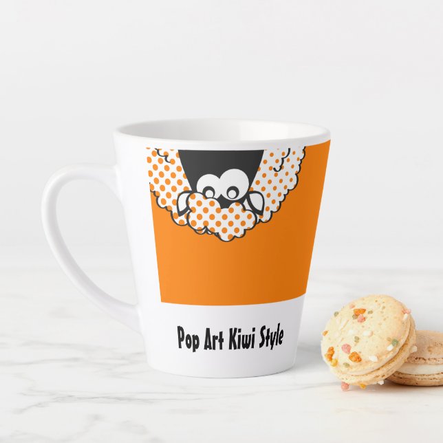 Pop Art Kiwi Stil Milchtasse (Beispiel)