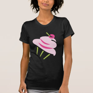 Pop-Art-kleiner Kuchen zwei T-Shirt