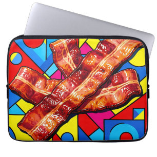 Pop Art Knuspriger Speck Laptopschutzhülle