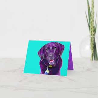 Pop ART Labrador Karte