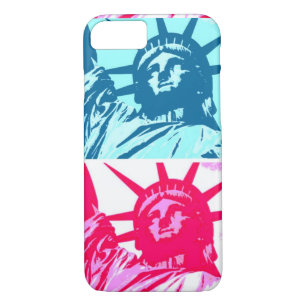 Pop Art Lady Liberty iPhone 7 Fall Case-Mate iPhone Hülle
