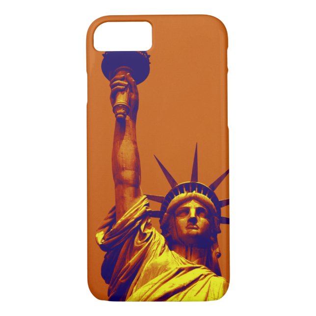 Pop Art Lady Liberty iPhone 7 Fall Case-Mate iPhone Hülle (Rückseite)