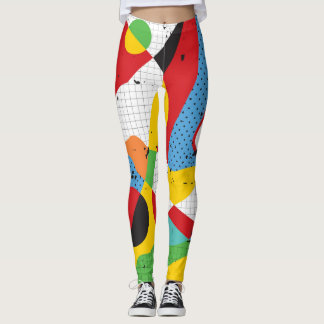 Pop-Art, lebendiger Minimalismus. Leggings
