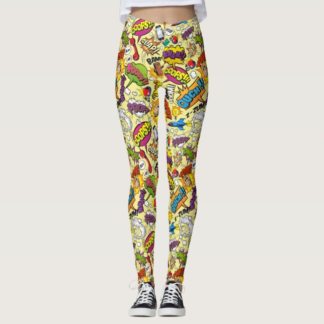 Pop Art Leggings (Vorderseite)