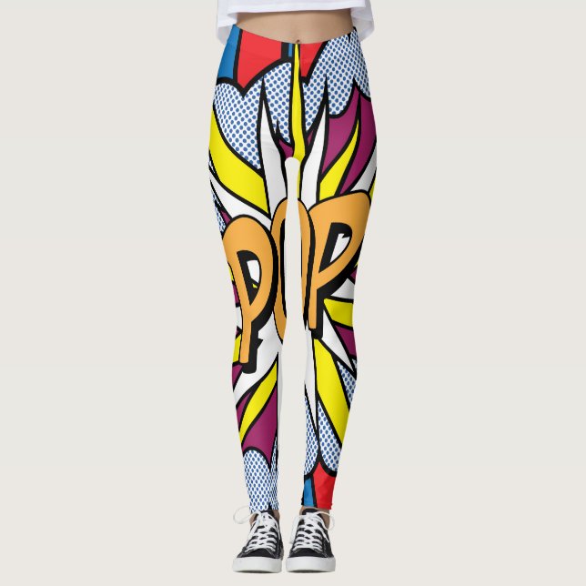 Pop Art Leggings (Vorderseite)