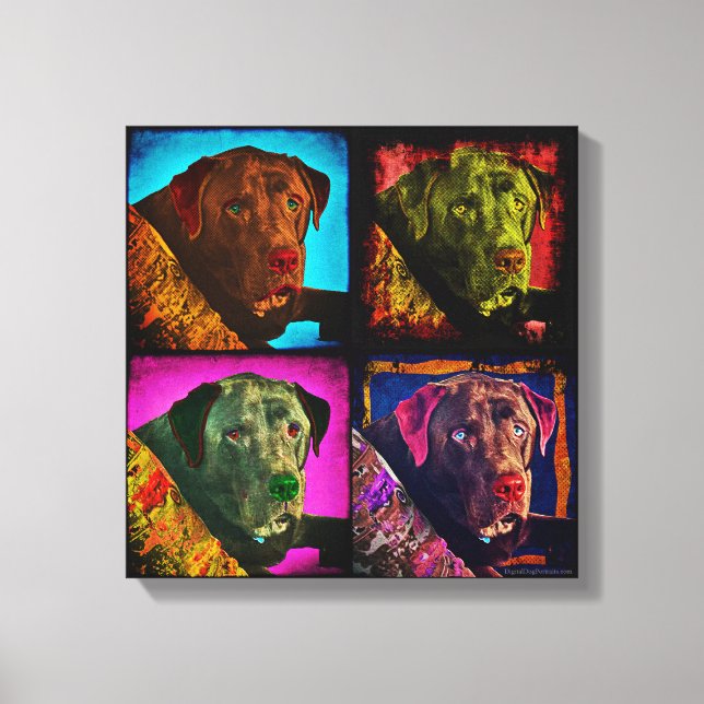 Pop Art Leinwanddruck (Vorderseite)