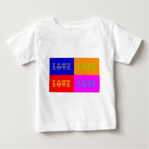Pop Art Liebe Baby T-shirt