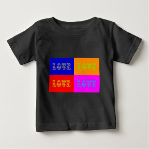 Pop Art Liebe Baby T-shirt