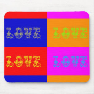 Pop Art Liebe Mousepad