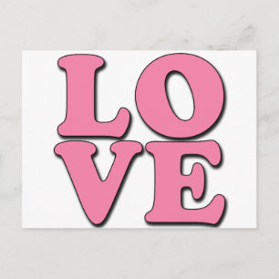 Pop ART LIEBE Postkarte