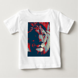 Pop Art Lion Baby T-shirt