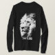 Pop Art Lion Elegant Moderne Schwarz-Weiß-Männer T-Shirt (Design vorne)
