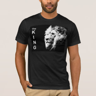 Pop Art Lion Head Elegant Herrenfrische T-Shirt
