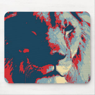 Pop Art Lion Mousepad