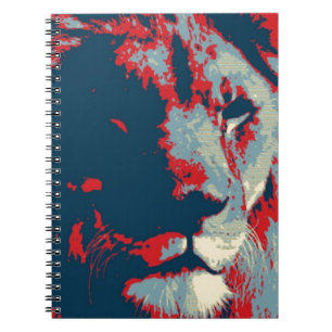 Pop Art Lion Notizblock