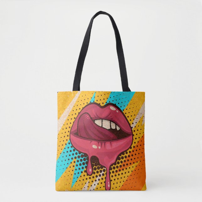 Pop Art Lips: Vintag Trendy (Vorderseite)
