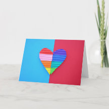Pop Art Love Twin Valentinstag Regenbogenherzen