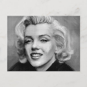 Pop Art Marilyn Postkarte