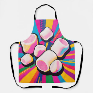 Pop-Art-Marshmallow-Explosion Schürze