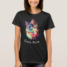 Pop Art Modern Multicolor Cats Regel