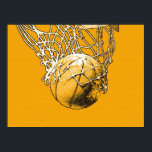 Pop Art Motivierend Basketball Poster<br><div class="desc">Ich Liebe dieses Spiel. Beliebte Sportarten - Basketball Game Ball Image.</div>
