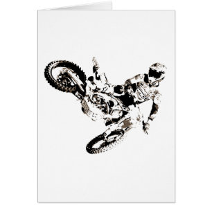 Pop Art Motocross Motorrad Sport