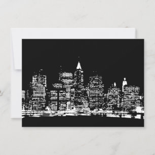 Pop Art New York City Einladung