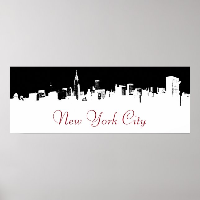 Pop Art New York City Panorama Poster (Vorne)