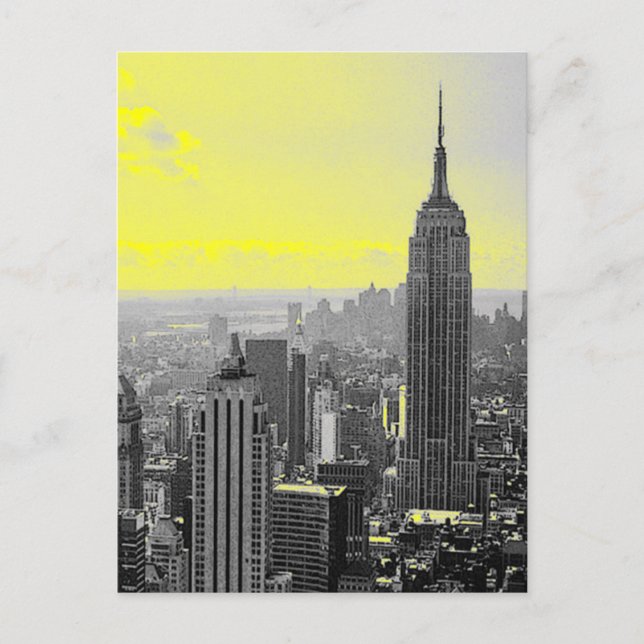 Pop Art New York City Postcard Postkarte (Vorderseite)