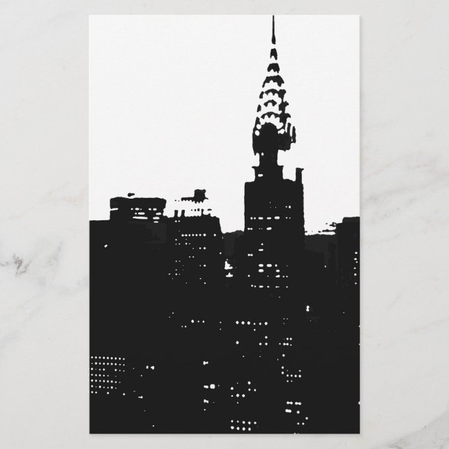 Pop Art New York Silhouette (Vorderseite)