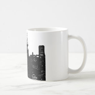 Pop Art New York Silhouette Kaffeetasse