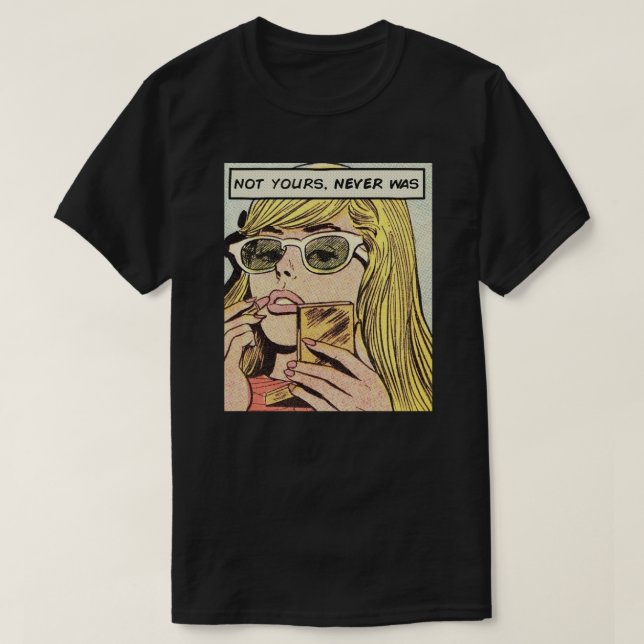 Pop Art ・ Nicht Ihre war nie ・ Männer T - Shirt (Design vorne)