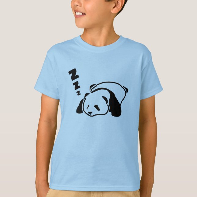 Pop Art Niedlich Panda T-Shirt (Vorderseite)