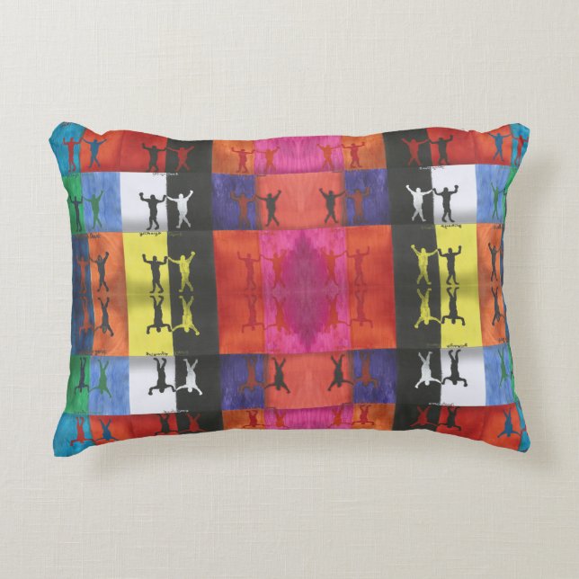 Pop art no.1 by Yeshaya Dank - unity & harmony Dekokissen (Vorderseite)