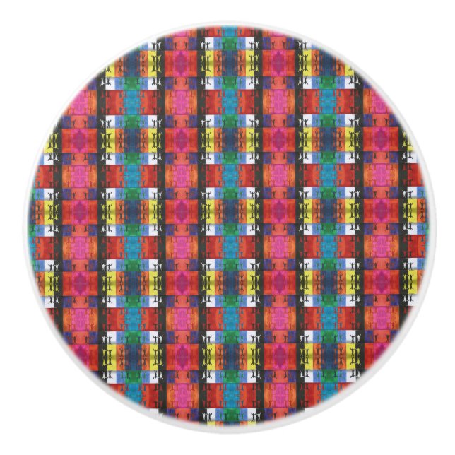 Pop art no.1 by Yeshaya Dank - unity & harmony Keramikknauf (Vorderseite)