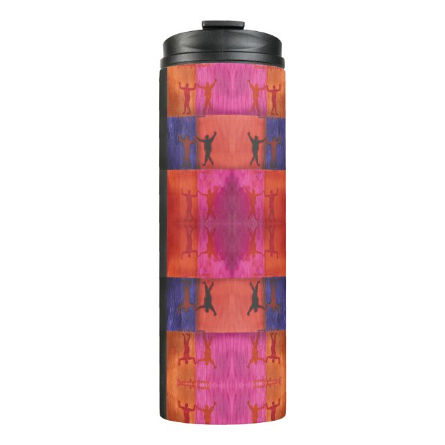 Pop art no.1 by Yeshaya Dank - unity & harmony Thermosbecher (Vorderseite)